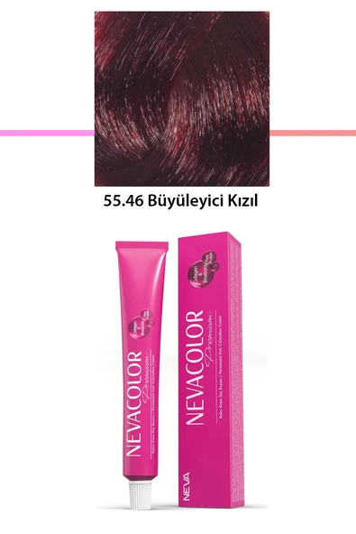 Premium 55.46 Büyüleyici Kızıl - Kalıcı Krem Saç Boyası 50 g Tüp ürün görseli 1