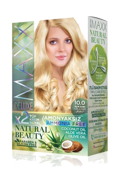 Natural Beauty Amonyaksız Saç Boyası 10.0 Açık Sarı ürün görseli 1