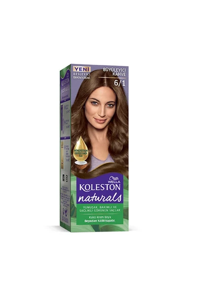 Naturals Saç Boyası Büyüleyici Kahve 6/1 ürün görseli 1