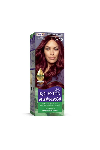 Naturals Saç Boyası Koyu Nar Kızılı 5/45 ürün görseli 1