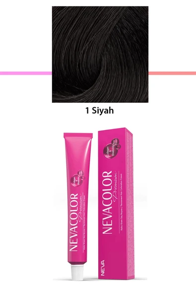 Premium 1 Siyah - Kalıcı Krem Saç Boyası 50 g Tüp ürün görseli 1