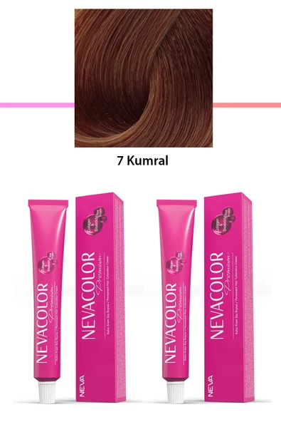 2 li Set Premium 7 Kumral - Kalıcı Krem Saç Boyası 2 X 50 g Tüp ürün görseli 1