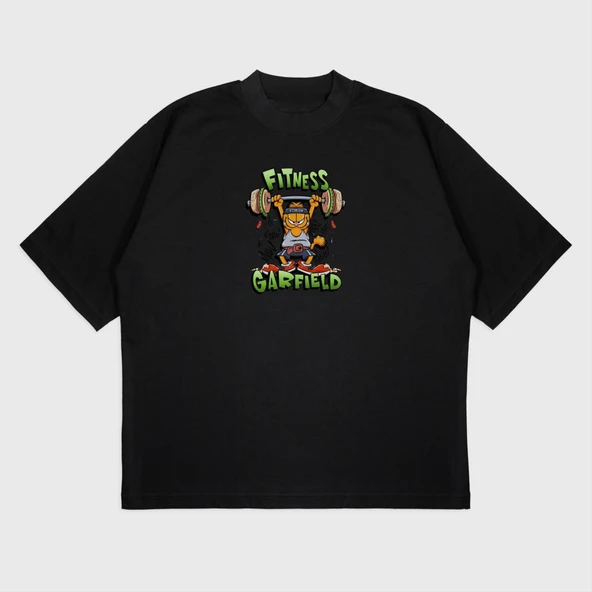 'Fıtness Garfıelds' UNİSEX T-SHIRT - Resim 2