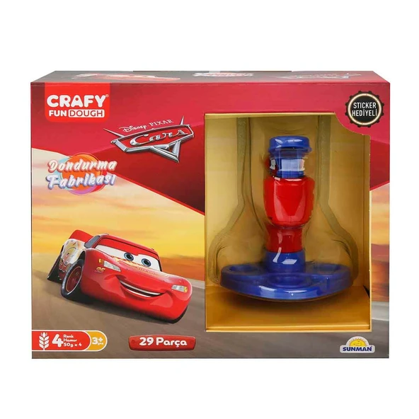 Crafy Cars Dondurma Fabrikası Oyun Hamuru Seti 200 g 29 Parça ürün görseli 1