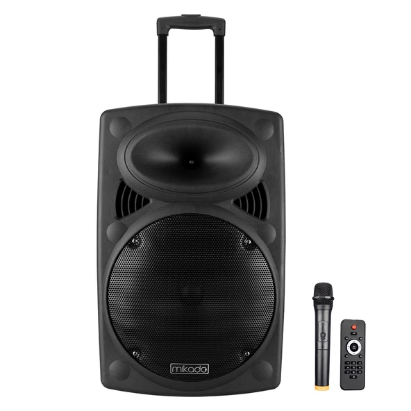 Mikado MD-86KP V1 30W USB/BT/TF/TWS Kablosuz Mikrofonlu Toplantı-Parti Hoparlör ürün görseli 1