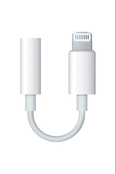 İphone Uyumlu Kablolu Kulaklık Çevirici Adaptör Lightning To Headphone Jack Dönüştürücü ürün görseli 1
