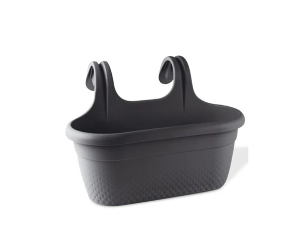 Omnipazar KRS-350 Dekoratif Plastik İnci Askılı Balkon Saksı 6.2 Litre ürün görseli 1