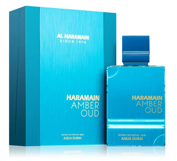 Al Haramain Amber Oud Aqua Dubai Extrait Parfüm 100 mL ürün görseli 1