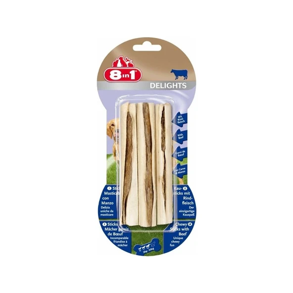 Delights Bones Biftekli Köpekler İçin Sticks ürün görseli 1