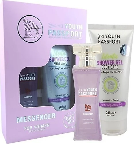 Youth Passport MESSENGER For Women Edp Kadın Parfüm 75 ML + Duş Jeli SET ürün görseli 1