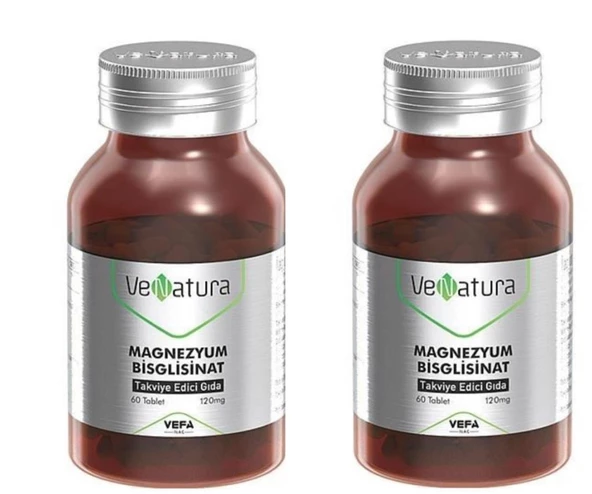 Venatura Magnezyum Bisglisinat 60 Tablet 2 Adet ürün görseli 1