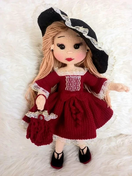 Prenses Lavinya Bebek Amigurumi Organik Oyuncak ürün görseli 1