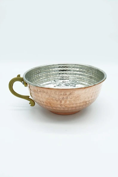 Bakır Ayran Tası 12x12x6cm - Resim 2