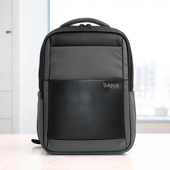 Laptop ve Seyahat için İnce Tasarım Sırt Çantası Baggaj S24113 ürün görseli 1