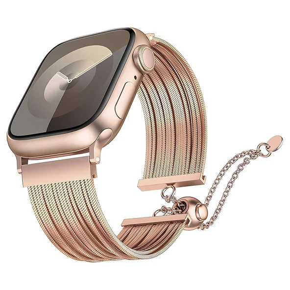 Watch Ultra 49mm KRD-137 Metal Hasır Kordon ürün görseli 1