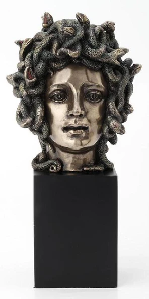 VERONESE BİBLOLAR-Wise Mitoloji & Tarih-KAİDELİ MEDUSA-10,5x9,8x21 CM-JWU77631A4 ürün görseli 1