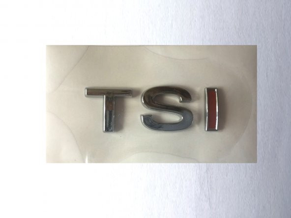 VOLKSWAGEN TSİ BAGAJ YAZISI TEK KIRMIZI 1K0853675H ürün görseli 1