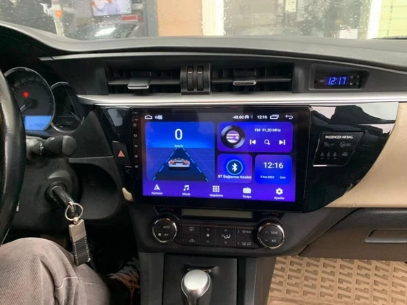 TOYOTA COROLLA (2012-2016)-10.1''ANDROİD GERÇEK 2+32 GB / 4 ÇEKİRDEK 1.6Ghz / WIFI 5.0Ghz / BT 5.4-KABLOSUZ CARPLAY-AHD HD GERİ GÖRÜŞ KAMERA HEDİYE ürün görseli 1