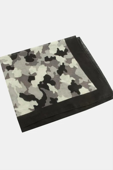 Asker Desenli Bandana 50*50 ürün görseli 1