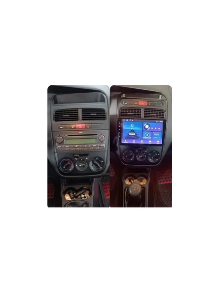 FİAT LİNEA (2007-2017)-9''ANDROİD GERÇEK 2+32 GB / 4 ÇEKİRDEK 1.6Ghz / WIFI 5.0Ghz / BT 5.4-KABLOSUZ CARPLAY-AHD HD GERİ GÖRÜŞ KAMERA HEDİYE ürün görseli 1