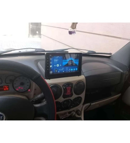 FİAT DOBLO (2000-2010)-9''ANDROİD GERÇEK 2+32 GB / 4 ÇEKİRDEK 1.6Ghz / WIFI 5.0Ghz / BT 5.4-KABLOSUZ CARPLAY-AHD HD GERİ GÖRÜŞ KAMERA HEDİYE ürün görseli 1