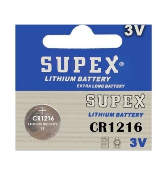 Supex Para Pil Cr 1216 - 1 adet ürün görseli 1