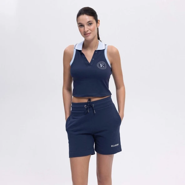Ellesse Kadın Lacivert Pamuklu Polo Yaka Tişört – EF401-NV ürün görseli 1