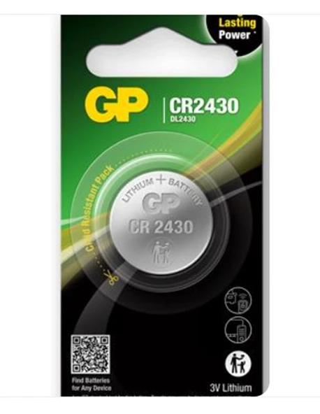 Gp Para Pil Cr-2430-U1 3V - 1 adet ürün görseli 1