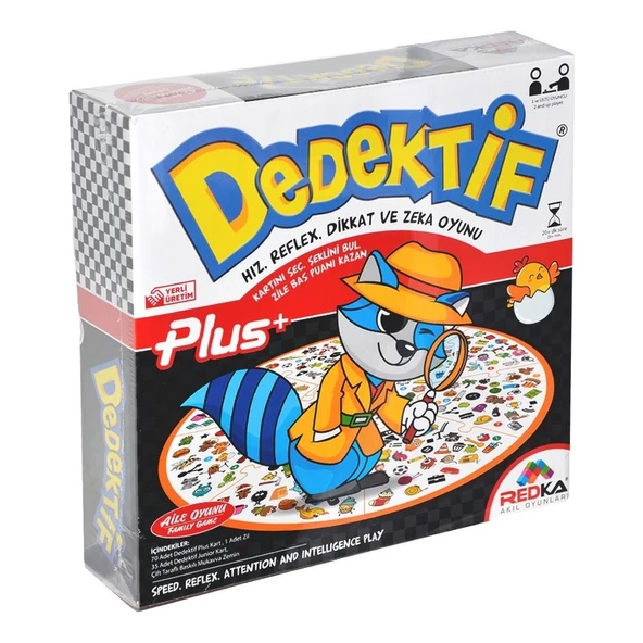 Dedektif Plus Ailecek Oynanabilecek Akıl Oyunları Serisi Strateji Oyunu ürün görseli 1