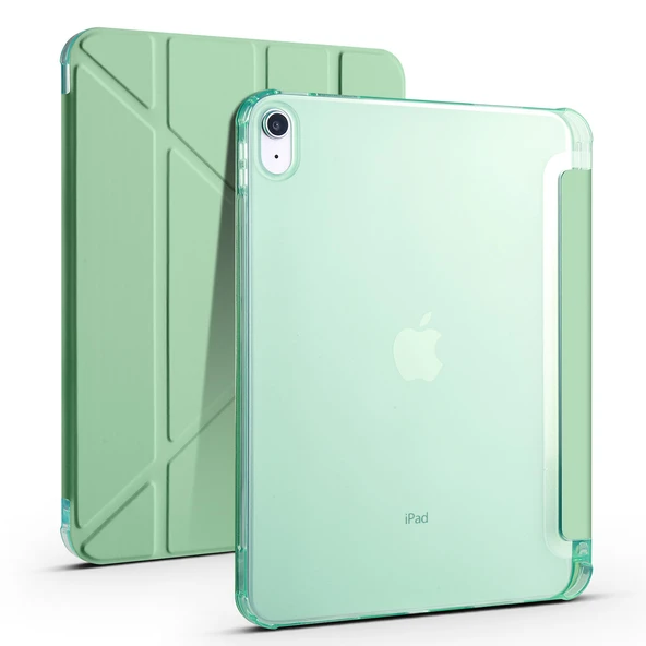 iPad 11.Nesil 2025 Kılıf Tri Folding Kalem Bölmeli Standlı Kılıf ürün görseli 1