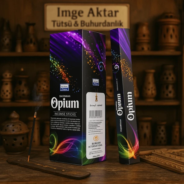 Darshan Opium (Afyon Çiçeği) Çubuk Tütsü (20'li Paket) - Egzotik ve Mistik ürün görseli 1