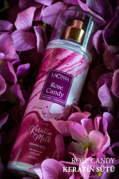 Lacinia KERATİN SÜTÜ - ROSE CANDY 200 ml - Resim 4