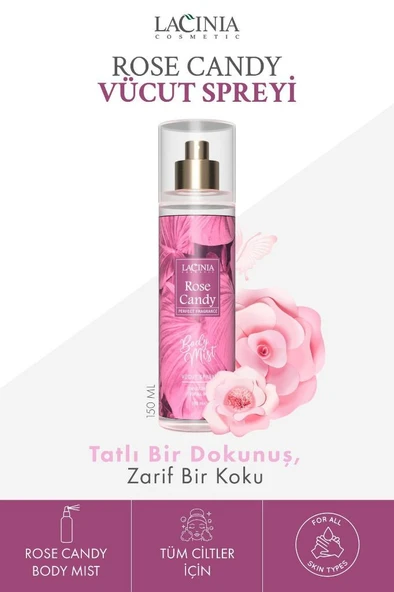 Lacinia BODY MIST - ROSE CANDY 150 ml ürün görseli 1