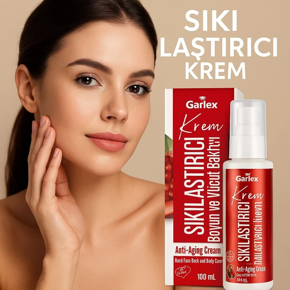Garlex Sıkılaştırıcı krem- anti aging,el yüz boyun tüm vücut anti aging,100 ml ürün görseli 1