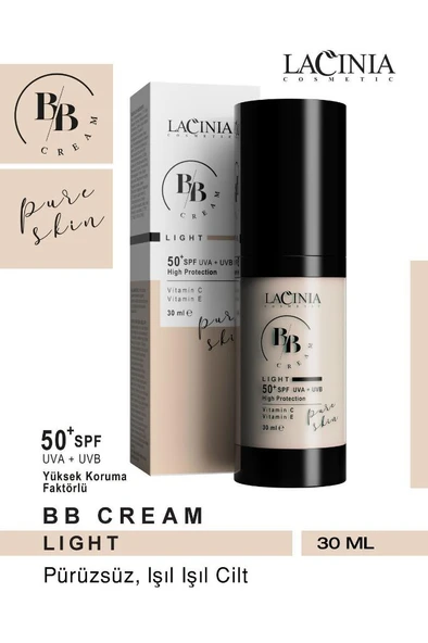 Lacinia BB Cream Lıght 30Ml 50SPF ürün görseli 1