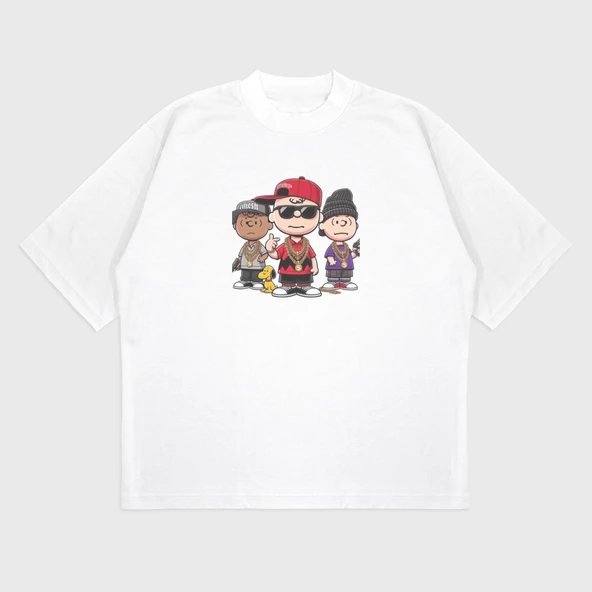 'Cartoon Hustle' UNİSEX T-SHIRT ürün görseli 1