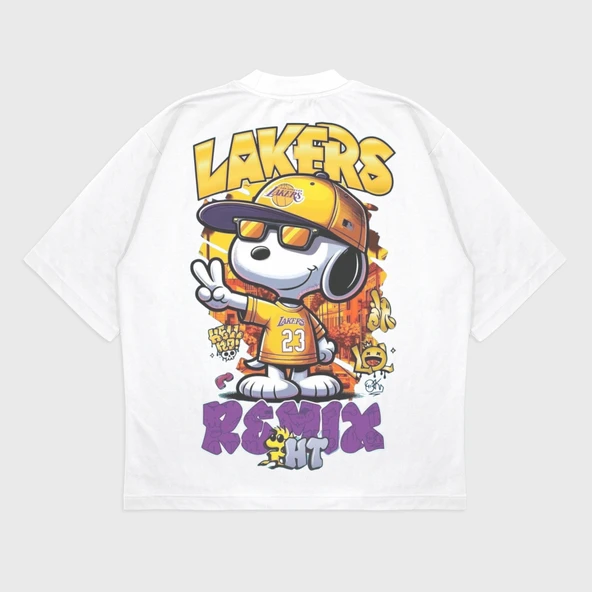 'Lakers Remix' UNİSEX T-SHIRT ürün görseli 1