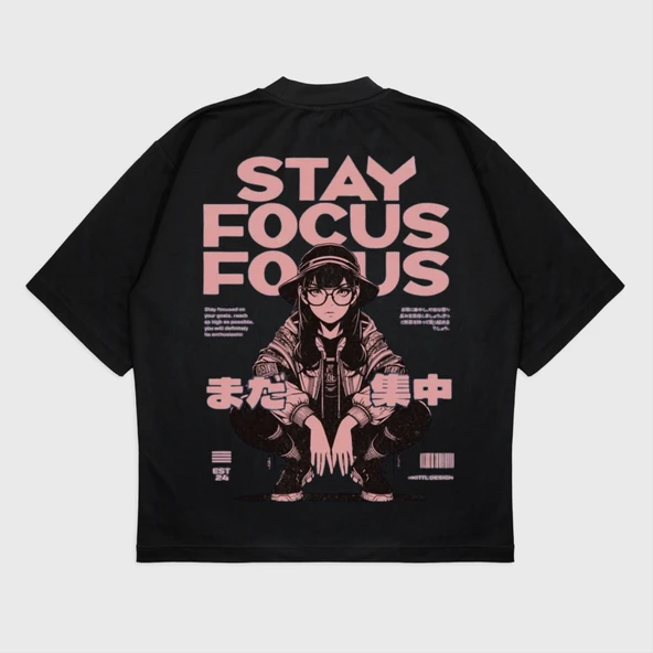 "Stay Focus" UNİSEX T-SHIRT ürün görseli 1
