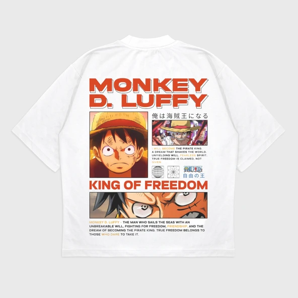 "Monkey D. Luffy" UNİSEX T-SHIRT - Resim 3