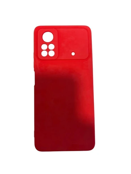 Redmi x4 Pro ile Uyumlu Cappy Silikon Kılıf Kırmızı ürün görseli 1