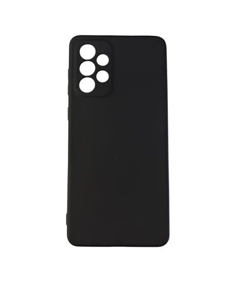 Galaxy A73 ile Uyumlu Cappy Silikon Kılıf Siyah ürün görseli 1