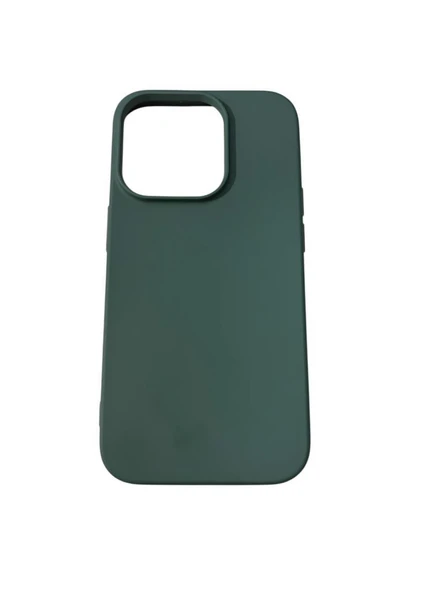 iPhone 14 Pro ile Uyumlu Cappy Silikon Kılıf Yeşil ürün görseli 1