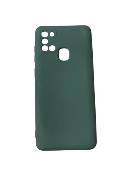 Galaxy A21s ile Uyumlu Cappy Silikon Kılıf Yeşil ürün görseli 1