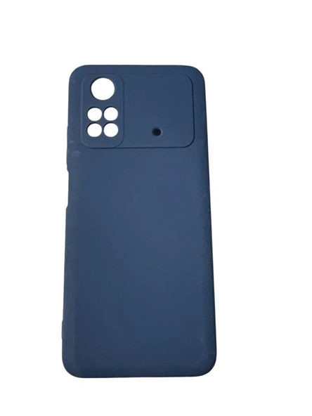 Poco M4 Pro ile Uyumlu Cappy Silikon Kılıf Lacivert ürün görseli 1