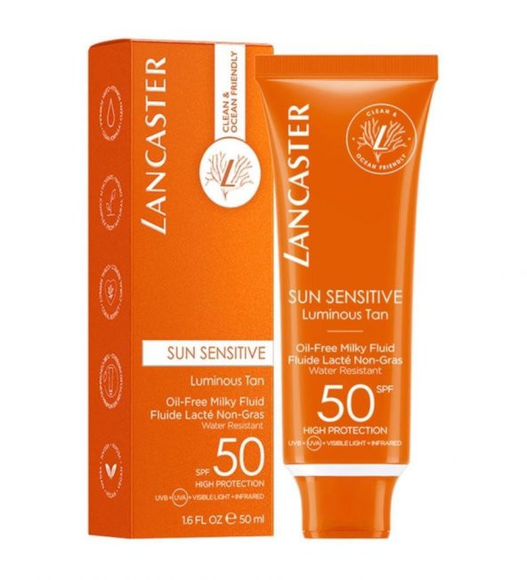 Lancaster Sun Sensitive Oil Free Milky Fluid 50 ml SPF50 ürün görseli 1