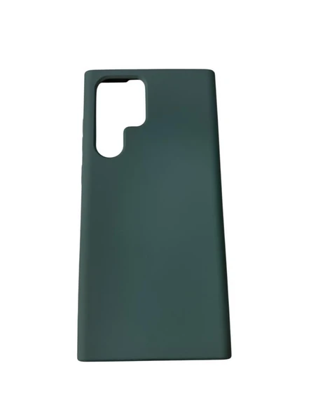 Galaxy S22 Ultra ile Uyumlu Cappy Silikon Kılıf Yeşil ürün görseli 1