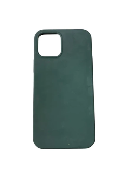 iPhone 12 ile Uyumlu Cappy Silikon Kılıf Yeşil ürün görseli 1