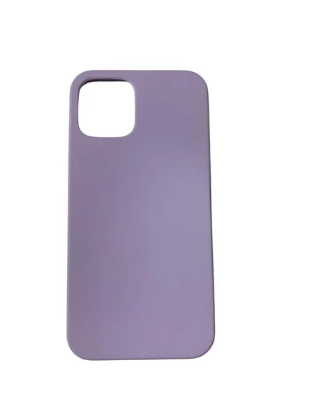iPhone 12 ile Uyumlu Cappy Silikon Kılıf Lila ürün görseli 1