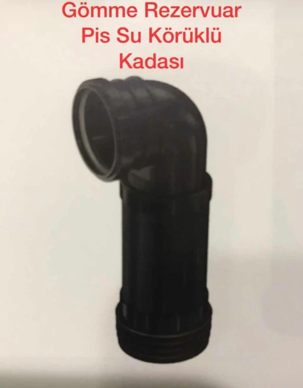 Gömme Rezervuar Dirsekli Körüklü Kadası Q90 - Resim 2