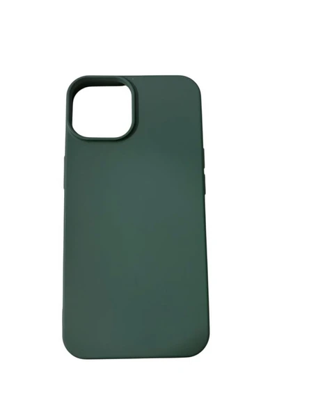 iPhone 14 ile Uyumlu Cappy Silikon Kılıf Yeşil ürün görseli 1